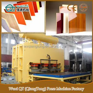 Porte affleurante stratifié machine de presse à chaud/stratifié ligne de pressage pour panneaux de <span class=keywords><strong>bois</strong></span> - Product Image 1