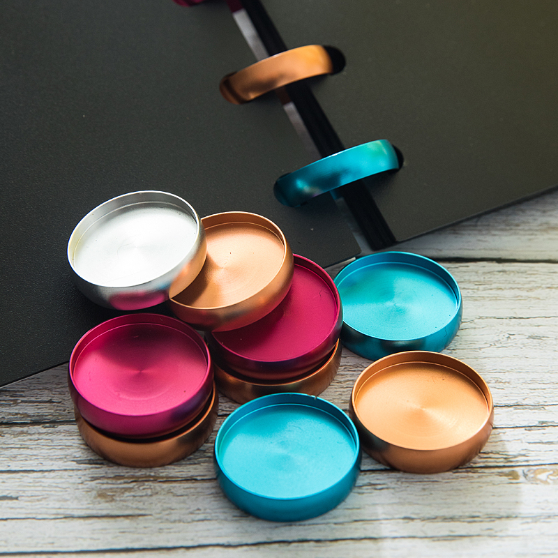 Записная книжка с дисковыми вставками, записная книжка 2018, записная книжка для дискотеки