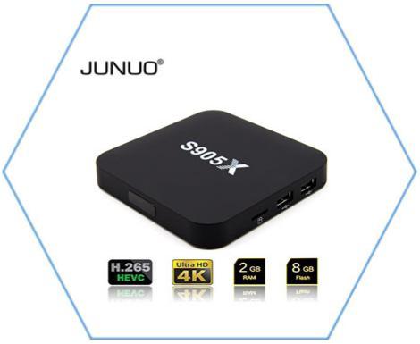 Quad Core con Wifi 4 K H.265 (HEVC) OTT Android TV receptor Android7.1
