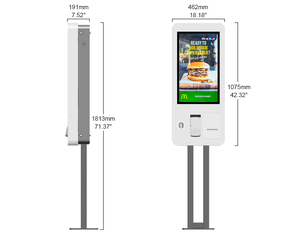 Tài chính Thiết Bị Siêu Thị Công Cộng Màn Hình Cảm Ứng Thông Tin <span class=keywords><strong>Kiosk</strong></span>/Tự Phục Vụ <span class=keywords><strong>Internet</strong></span> <span class=keywords><strong>Kiosk</strong></span> - Product Image 5