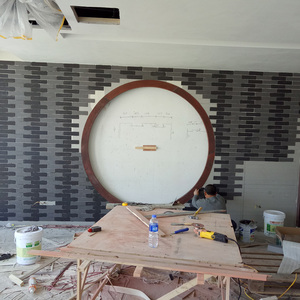 Tàu điện ngầm Mỏng Màu Trắng Gạch Bảng Điều Khiển Bên Ngoài Tường Mặt Tiền Gạch Gạch Gạch - Product Image 3