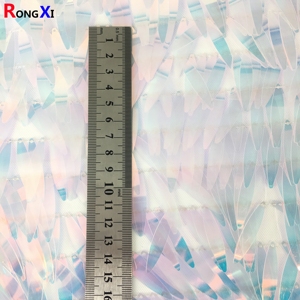 <span class=keywords><strong>New</strong></span> Arrival rxf0729 óng ánh Shinny kim lớn hình dạng sequin lưới thêu vải với giấy chứng nhận CE cho Đảng - Product Image 2