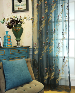 Rideau de lin en organza pour fêtes, dernier design à la mode, avec dentelle brodée marocaines, vente en ligne ^ - Product Image 2