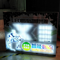 Boîte à lumière en tissu LED rectangulaire avec source de lumière dynamique, couleur pleine, haute luminosité, résistante aux intempéries, IC intégré programmable
