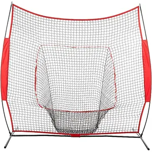 High Quality 7FT Portable Folding Baseball Hitting Net Softball Goal Baseball Practice Net