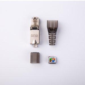 Haute qualité nouveau design shieldedglodplated FTP cat5e cat6 cat7 <span class=keywords><strong>RJ45</strong></span> connecteur câbles 8p8c fiche modulaire - Product Image 1