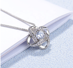 Collier classique 925 Argent Bijoux Designer Accessoire Pendentifs Collier De Trèfle À Quatre Feuilles - Product Image 5