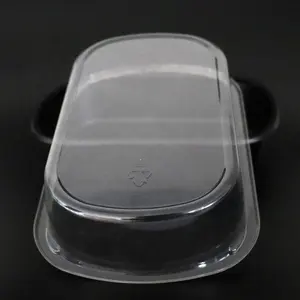 Wegwerp transparant voedsel plastic sushi tray container rechthoek retort voedsel lade