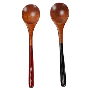 Coppia creativa fatta a mano in legno di Nanmu giapponese guscio di tartaruga cucchiaino da minestra cucchiaino da caffè - Product Image 2