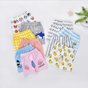 Shorts infantis de algodão para bebês, bermudas finas de verão para bebês, roupa íntima para crianças, 2019