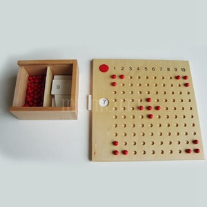 Juguete educativo Capacidad de observación Tablero de multiplicación y división Montessori Juego de rompecabezas para niños Venta caliente Material didáctico - Product Image 2