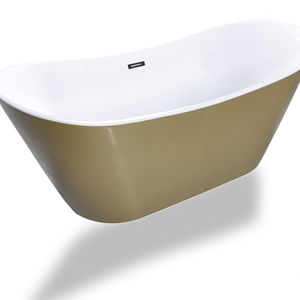 Gold farbe luxus freistehende acryl badewanne - Product Image 1