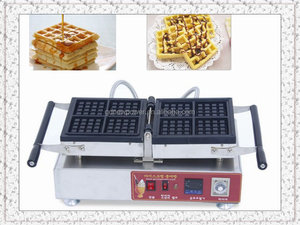 Bar equipo flip waffle máquina <span class=keywords><strong>de</strong></span> fabricación <span class=keywords><strong>de</strong></span> <span class=keywords><strong>Bélgica</strong></span> waffle maker personalizado waffle <span class=keywords><strong>de</strong></span> hierro para la venta - Product Image 3