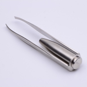 Pince à épiler en acier inoxydable, outil pour les sourcils, le visage, avec mèches de précision, lumière LED, 2 pièces - Product Image 2