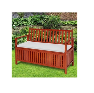 Ngoài Trời Đồ Nội Thất Bằng Gỗ Công Viên Băng Ghế Dự Bị Với Lưu Trữ - Product Image 2