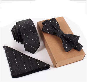 Ensemble <span class=keywords><strong>cravate</strong></span> pour homme, mouchoir Offre Spéciale, nœud papillon - Product Image 6
