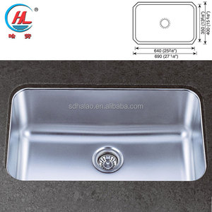 Precio bajo de la buena calidad estilo marroquí tamaño fregadero inoxidable fregadero de la cocina - Product Image 2