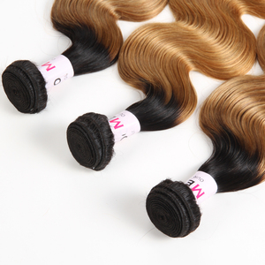 Natural corto de oro Crochet marrón cuerpo giro onda estilos cabello <span class=keywords><strong>peruano</strong></span> que teje fotos - Product Image 4