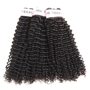 Precio al por mayor sin procesar prima virgen birmano Pelo Rizado rizado - Product Image 2
