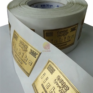 Özel baskılı kendinden yapışkanlı kalıp kesim vinil yapışkan labl rulo özelleştirilmiş tyvek pvc kağıt logo etiketi rulo - Product Image 6