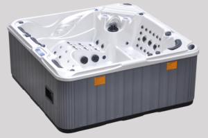 Jacuzzi Exterior Independiente Moderno Rectangular para 7 Personas, 2400x2400, con Drenaje, Modelo JCS-16A - Product Image 4