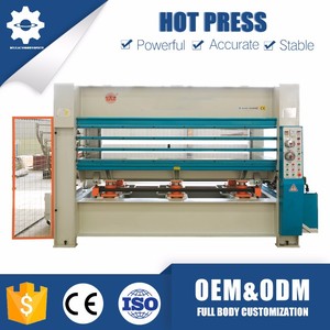 Machine de pressage à chaud pour meubles, menuiserie, <span class=keywords><strong>bois</strong></span>, bambou, plastifieuse - Product Image 2