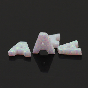 (MOQ 1 pezzo) La Migliore Vendita OP17 Bianco Lettera di Colore UN Opal <span class=keywords><strong>Pietra</strong></span> per la Collana - Product Image 6