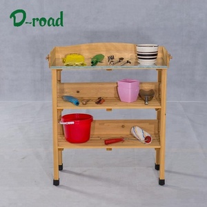 Exceptionnel jardin décoration extérieure en bois <span class=keywords><strong>table</strong></span> <span class=keywords><strong>de</strong></span> <span class=keywords><strong>rempotage</strong></span> <span class=keywords><strong>rempotage</strong></span> banc - Product Image 6