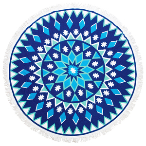 Serviette <span class=keywords><strong>de</strong></span> plage ronde OEM 150cm Serviettes <span class=keywords><strong>de</strong></span> <span class=keywords><strong>bain</strong></span> tissées en tissu microfibre avec pompon toalla <span class=keywords><strong>playa</strong></span> Impression géométrique <span class=keywords><strong>Bain</strong></span> <span class=keywords><strong>de</strong></span> <span class=keywords><strong>soleil</strong></span> Couverture pour bébé - Product Image 1