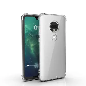 批发超薄柔软 TPU 透明透明后盖手机手机壳 MOTO G7/MOTO G7 PLAY