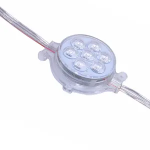 SMD5050 50mm RGB 7 LED pixel light DC12/24V UCS1903 Led Point Light Source Waterproof