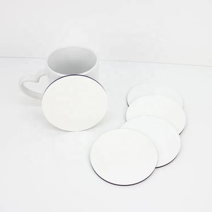 Heat Transfer MDF Blank Sublimation Coasters Wholesale Custom Design 95mm Home Decoration Table Placemat Mats & Pads Custom Size