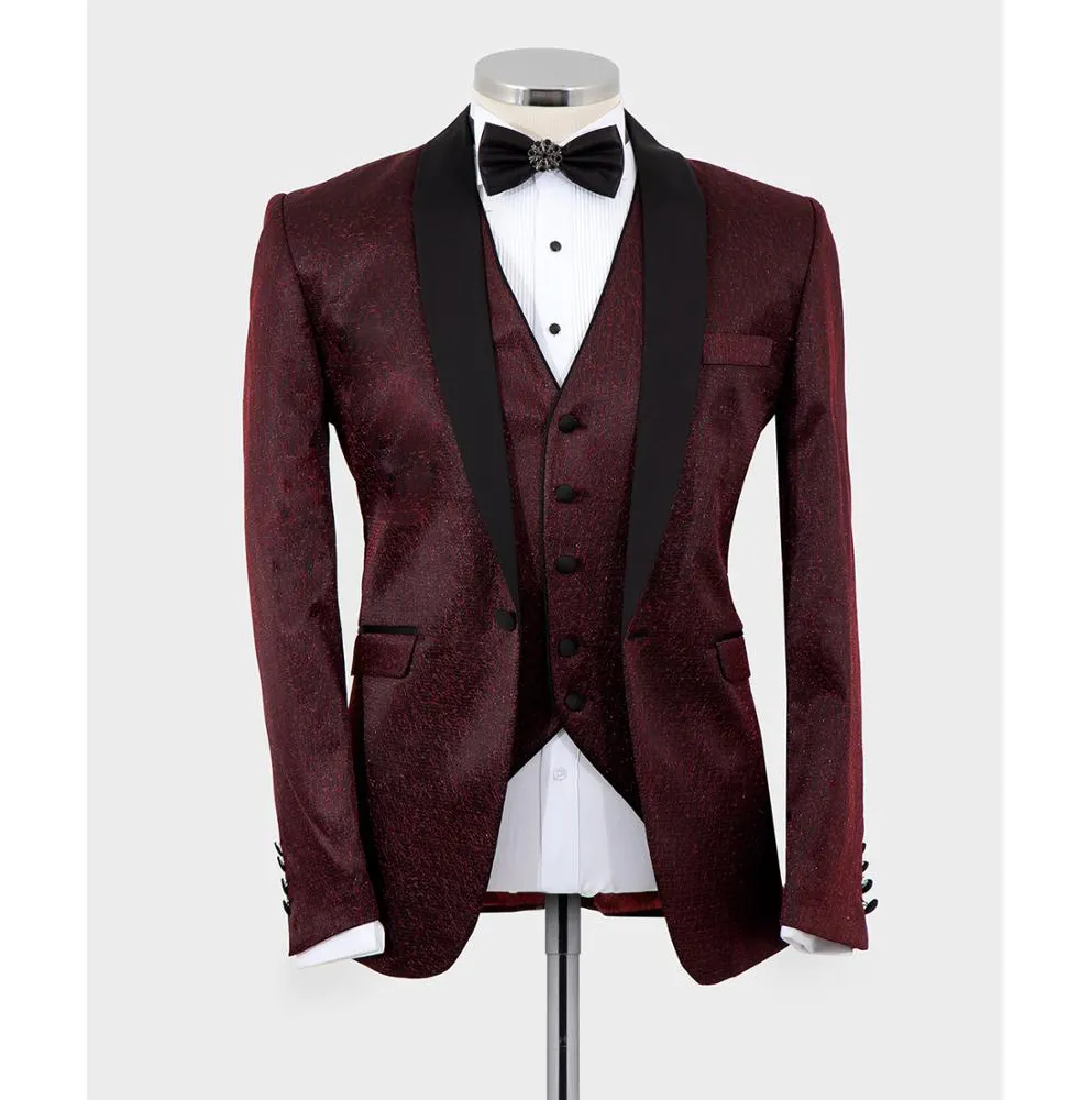 Top Grade Pant Coat Design Men Wedding Suits Pictures Vest Men Suit High Quality 3 Pieces Men Suits