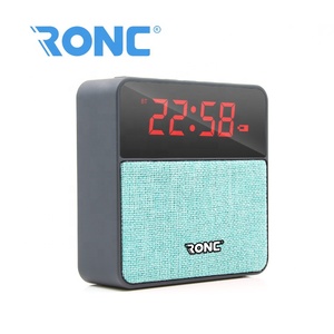 2019 dernier pas cher prix usb portable bluetooth haut-parleur avec <span class=keywords><strong>radio</strong></span> <span class=keywords><strong>fm</strong></span>, tissu réveil sans fil bluetooth haut-parleur - Product Image 4