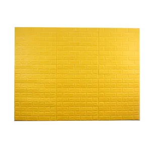 Pegatina de pared de PE 3D, precio de fábrica, entrega rápida, esponja de espuma de PE XPE, instalación de pared de ladrillo