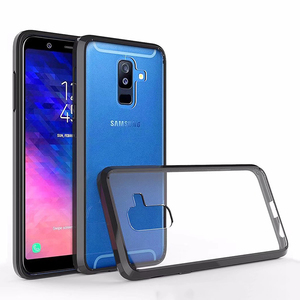 Ultra-fino claro plástico acrílico 2 en 1 teléfono caso contraportada para Samsung <span class=keywords><strong>A6</strong></span> más 2018 - Product Image 5
