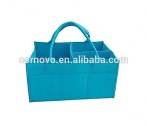 2018 Tendance Fabricant De Stockage Organisateur <span class=keywords><strong>Gros</strong></span> <span class=keywords><strong>Feutre</strong></span> De Polyester Bébé Couche sac À Langer Sac - Product Image 6