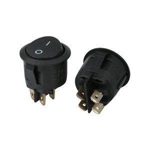 Kcd1 mô hình T125/55 Rocker Thiết bị chuyển mạch 2/3-Pin ON-OFF chức năng PA66 Vật liệu 250VAC Điện áp tối đa CQC chứng nhận - Product Image 1