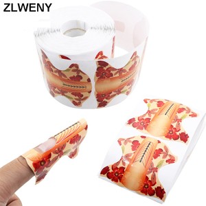 Venta caliente América Amazon más grueso dual sistema forma 500 pcs por rollo <span class=keywords><strong>mariposa</strong></span> forma de uñas - Product Image 2