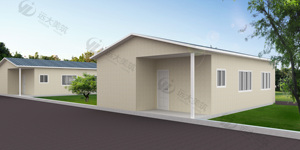 Casa Prefabricada Ecológica y Asequible, Casa Prefabricada Ligera, Panel <span class=keywords><strong>ALC</strong></span>, Estructura de Acero, Acero de Sección H Q345, Moderna - Product Image 5