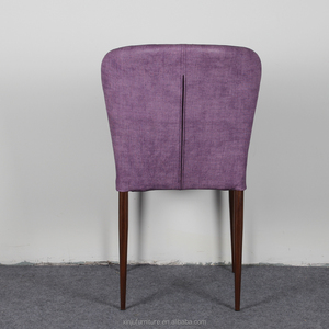 Effet bois jambe leathaire technique housses en tissu chaises de salle à manger dans <span class=keywords><strong>la</strong></span> salle à manger chaise tissu - Product Image 3