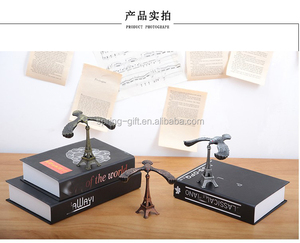 Promotion cadeau bureau décor plaqué métal modèle de Tour Eiffel Souvenir rotatif équilibre aigle repère France bureau décoration - Product Image 4