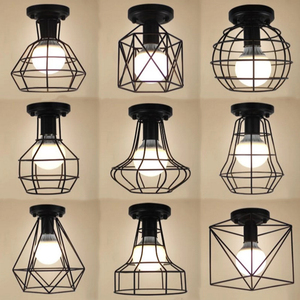 Đen Lối Đi Ban Công Đương Đại Tròn Quảng Trường LED Nhỏ Đèn Trần - Product Image 4