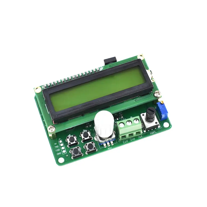 DDS Fungsi Modul Generator Sinyal Gigi Gergaji Segitiga Gelombang Sinus Square Sawtooth Gelombang Kit 0.01Hz-5MHz LCD Display