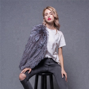 Moda Natural de piel de zorro de ropa de <span class=keywords><strong>mujer</strong></span> 2018 tendencia chaqueta de invierno de la <span class=keywords><strong>mujer</strong></span> chaqueta abrigo - Product Image 6