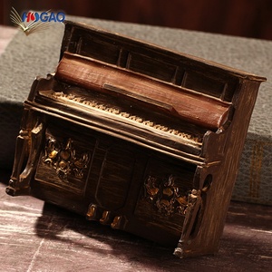 nostalgique modèle de piano décoration tir props vêtements magasin fenêtre affichage figure artisanat résine piano - Product Image 5