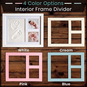 Kit d'<span class=keywords><strong>empreinte</strong></span> de main pour <span class=keywords><strong>bébé</strong></span> et <span class=keywords><strong>cadre</strong></span> de <span class=keywords><strong>photo</strong></span> d'<span class=keywords><strong>empreinte</strong></span> pour les fabricants de filles et de garçons nouveau-nés - Product Image 4
