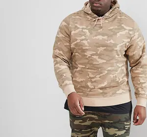 En gros Surdimensionné Camo Blanc Hoodies Hommes Pull 4XL 5 XL Sweat À Capuche