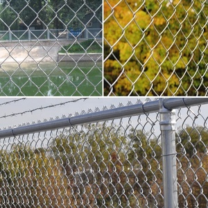 PVC Chuỗi liên kết hàng rào dây-hàng rào an ninh riêng tư tạm thời kim loại sắt tùy chỉnh sơn tĩnh điện hàng rào vườn thép mạ kẽm - Product Image 3