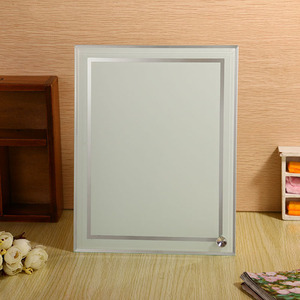 Rubysub fabbrica BL-04 direttamente 180*230*5mm vetro specchio spazi sublimazione cornice di vetro foto - Product Image 3